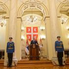 Predsednik Republike Srbije Aleksandar  Vučić  na sastanku sa ministrom odbrane Aleksandrom Vulinom i predstavnicima vojnog vrha