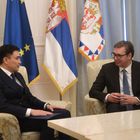 Председник Републике Србије Александар Вучић примио је у опроштајну посету амбасадора Републике Казахстан Габита Сиздикбекова.