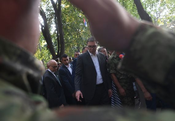 Predsednik Vučić prisustvovao prikazu naoružanja, vojne opreme i dela sposobnosti Vojske Srbije