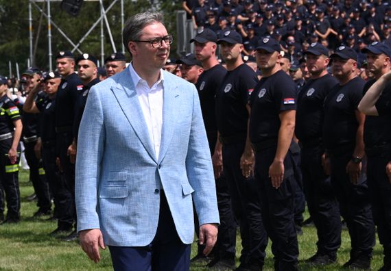 Predsednik Vučić prisustvovao svečanosti povodom obeležavanja Dana Ministarstva unutrašnjih poslova i Dana policije