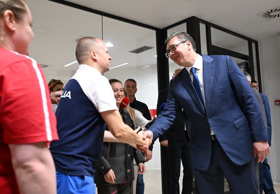 Председник Вучић обишао новоизграђени Национални тренинг центар