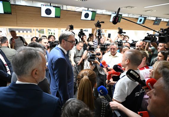 Predsednik Vučić obišao novoizgrađeni Nacionalni trening centar