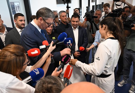 Predsednik Vučić obišao novoizgrađeni Nacionalni trening centar