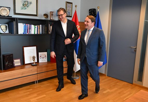 Predsednik Vučić u radnoj poseti Briselu