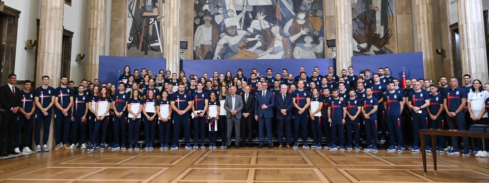 Prijem za sportiste i članove olimpijskog tima Srbije