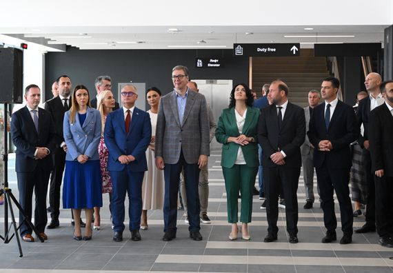 Ceremonija otvaranja nove terminalne zgrada na aerodromu „Konstantin Veliki“ u Nišu