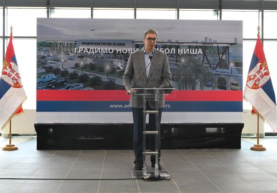 Церемонија отварања нове терминалне зграда на аеродрому „Константин Велики“ у Нишу
