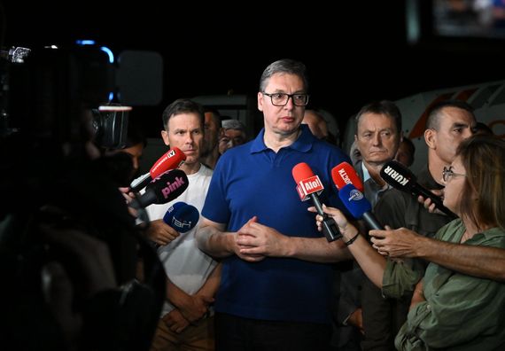 Predsednik Vučić obišao radove na izgradnji Dečje bolnice Tiršova II