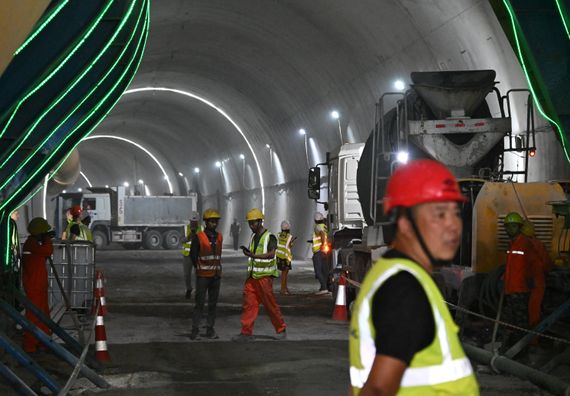 Obilazak radova na izlaznom portalu tunela 