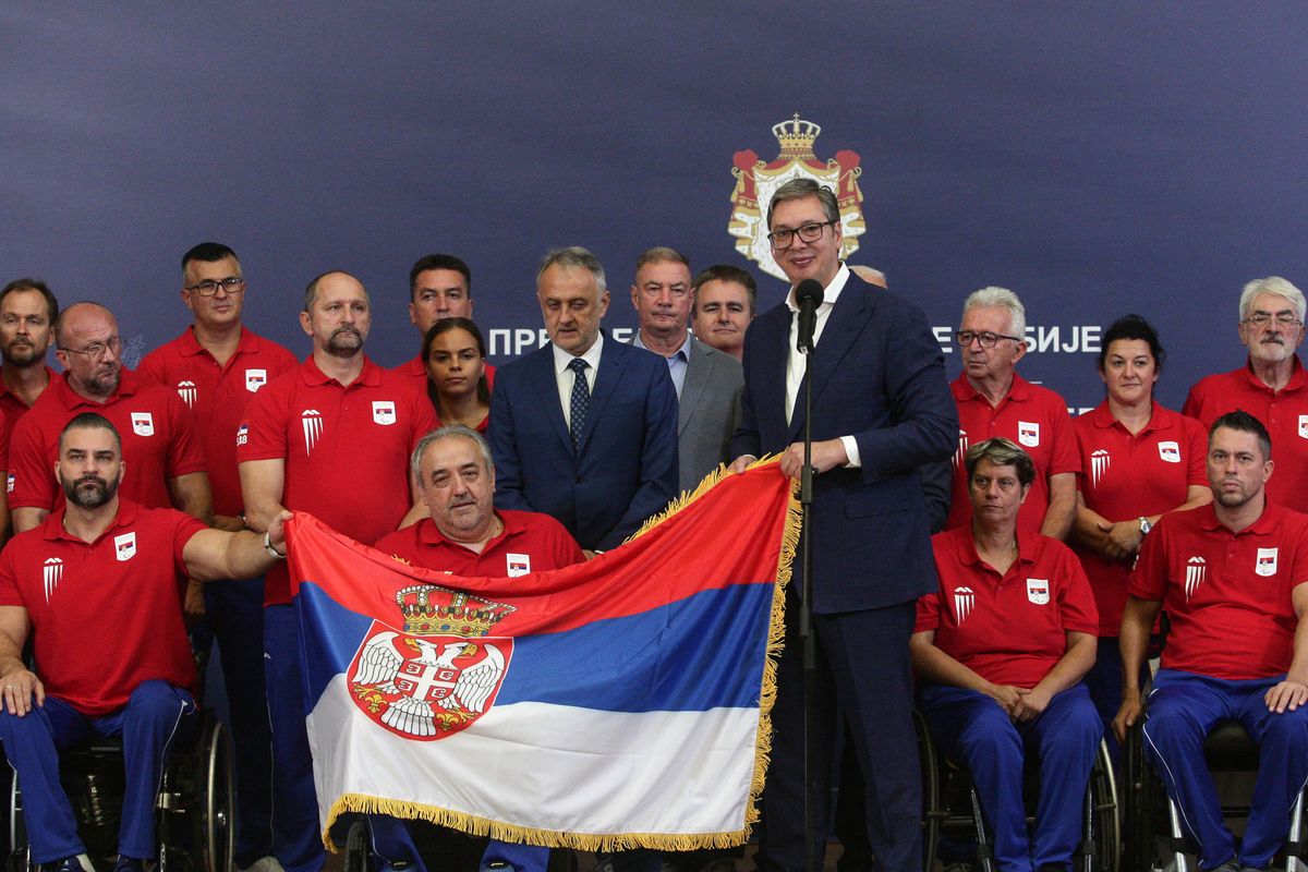 Prijem za sportiste i članove Paraolimpijskog tima Srbije