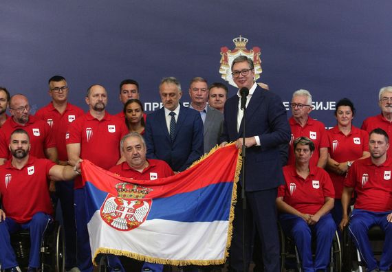 Prijem za sportiste i članove Paraolimpijskog tima Srbije