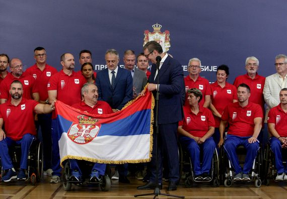 Prijem za sportiste i članove Paraolimpijskog tima Srbije