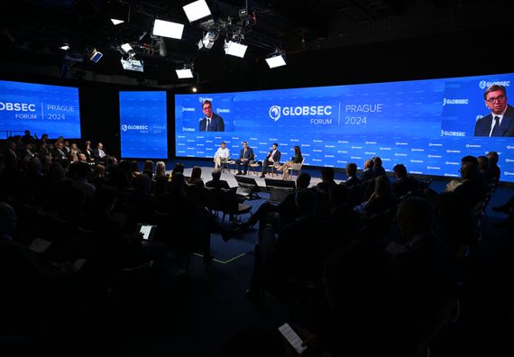 Predsednik Vučić učestvovao na Globalnom bezbednosnom forumu "GLOBSEC 2024"