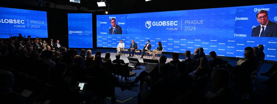 Председник Вучић учествовао на Глобалном безбедносном форуму "GLOBSEC 2024"