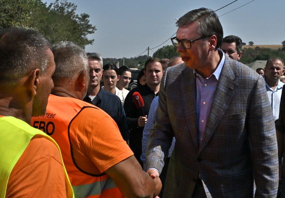 Predsednik Vučić u poseti Podrinju