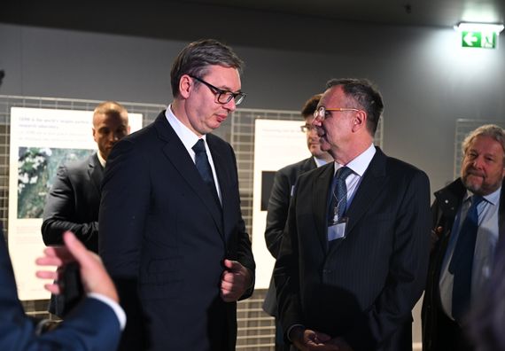 Predsednik Vučić na obeležavanju 70 godina postojanja Evropske organizacije za nuklearna istraživanja CERN